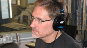 Dr.Randy Dunn speaking in the WKMS studios