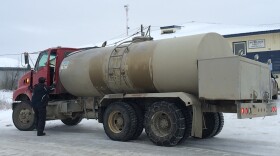 Bethel water truck (Photo by Anna Rose MacArthur, KYUK)