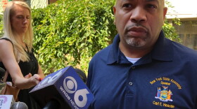 Assembly Speaker Carl Heastie speaks to reporters about the ongoing impeachment inquiry into Gov. Andrew Cuomo on July 23, 2021. 