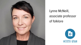 Lynne McNeill, associate professor of folklore