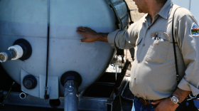 Picture of pesticide spray system