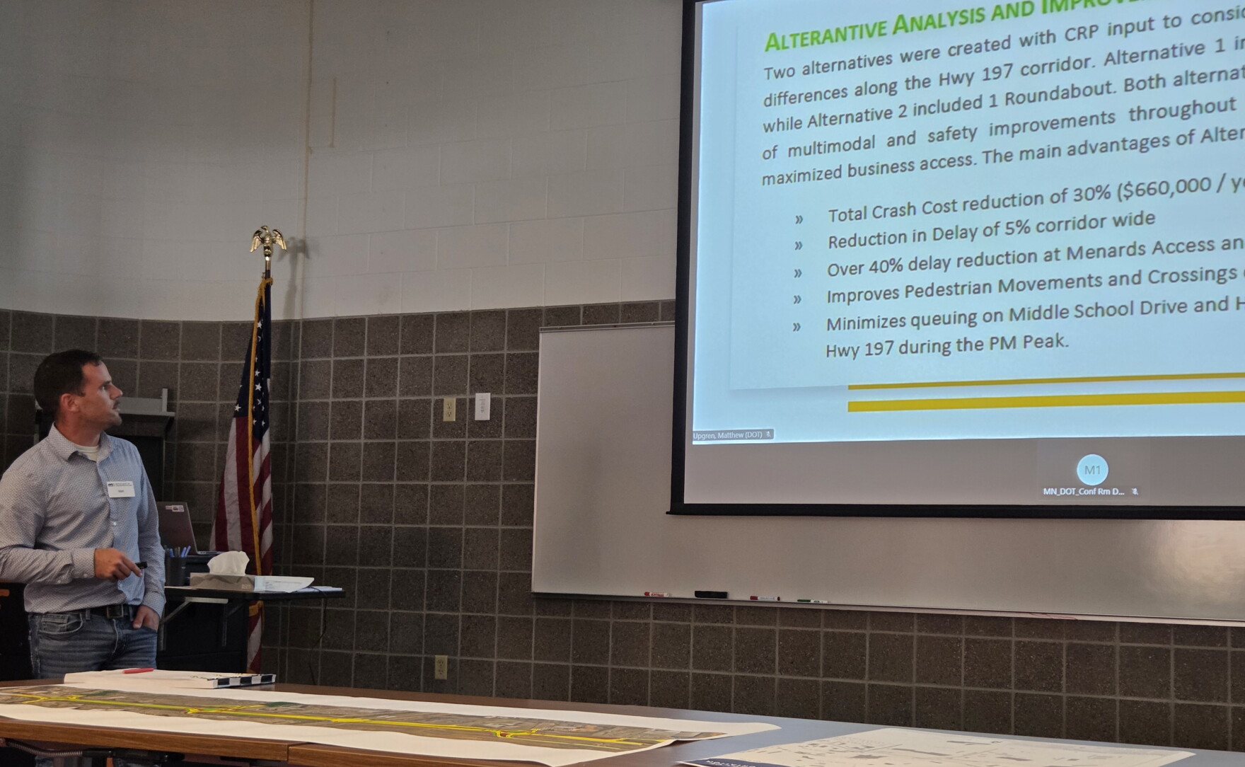 MnDOT presents upcoming Bemidji roundabout construction during open ...