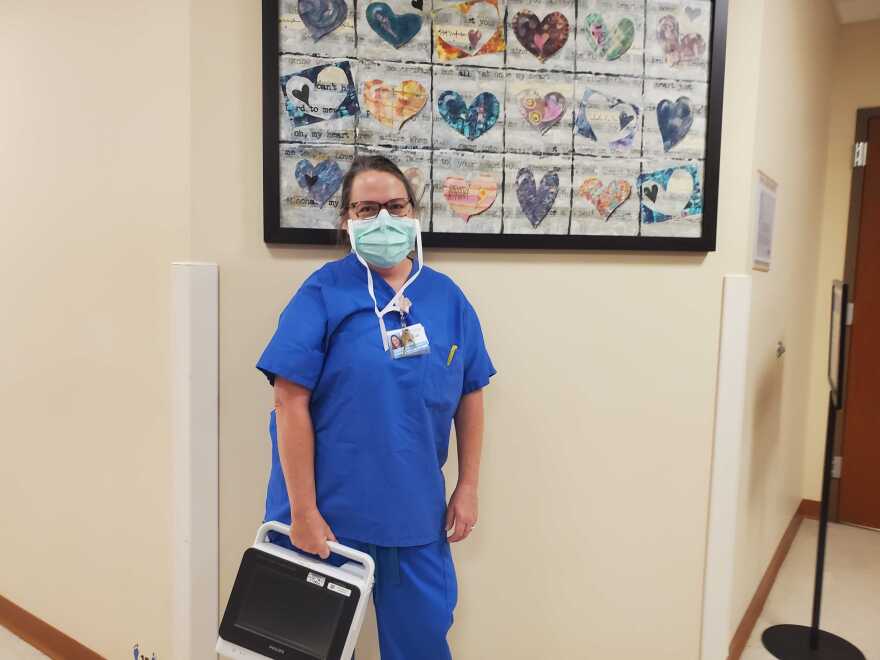 Angie Parker, a nurse at UNC Health Johnston, started singing to patients to help them recover from COVID-19 and other illnesses.