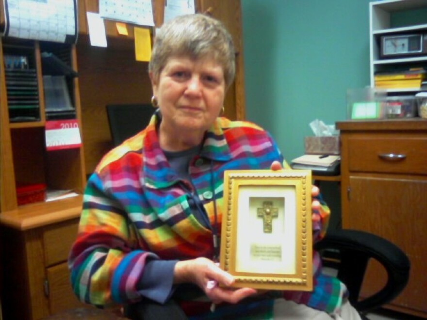 Sister Beth Brosmer, executive director of Heart, Love & Soul