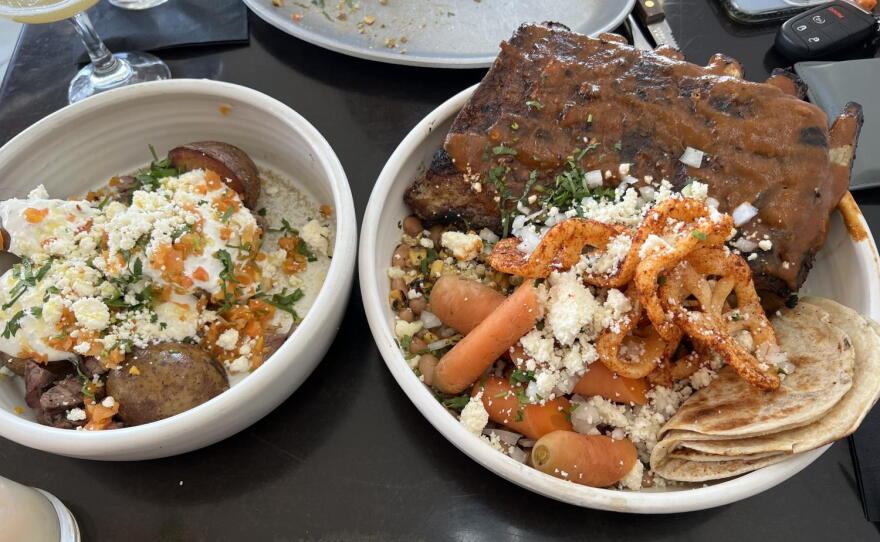 Dishes from Bacanora