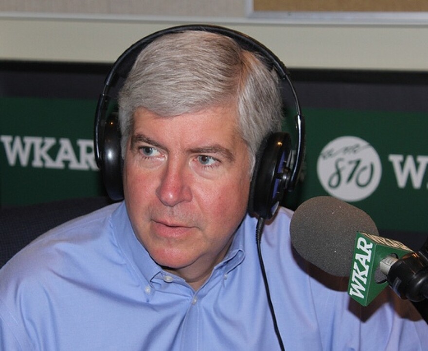 A photo of Michigan Governor Rick Snyder.