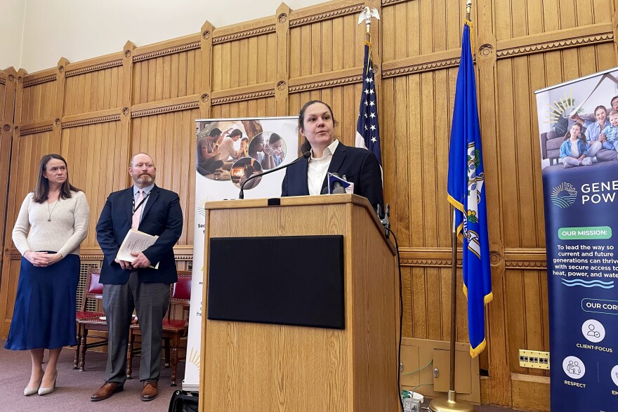 “It makes a big difference to them, but it doesn't solve all of their energy costs for the year. So that $500 is just not going to go as far,”said Chief Policy and Public Affairs Officer for Generation Power CT Gannon Long at the Capitol Building in Hartford, Connecticut on March 3, 2026.