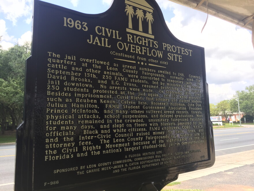 This historical marker commemorates the 1963 student-led demonstrations against racial injustice that resulted in about 350 arrests.