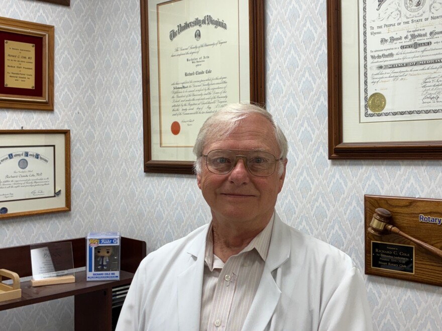 Dr. Richard Cole of Patrick County Family Practice.