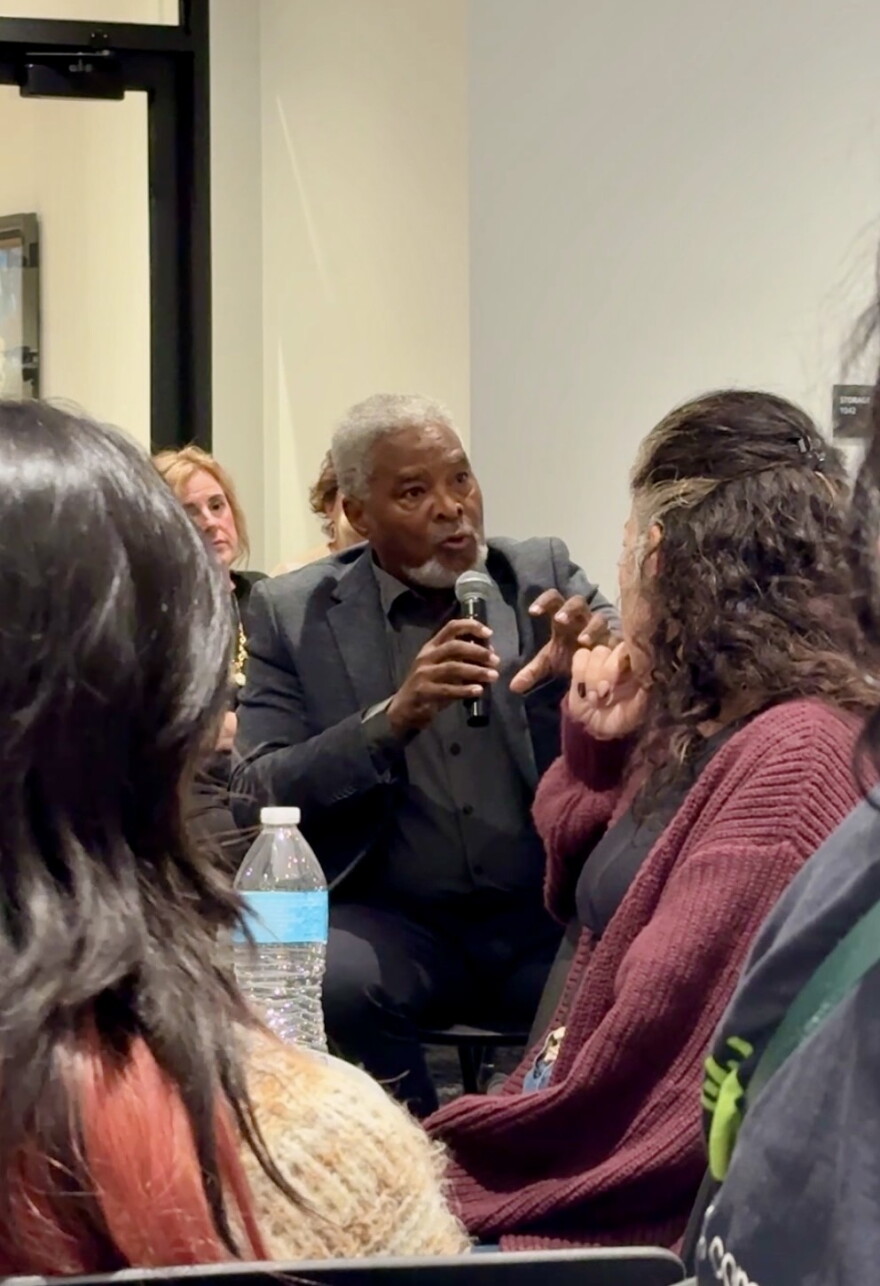 Earl Ingram speaking at Milwaukee Journal Sentinel's food access community conversation on Tuesday, September 29, 2026 at ThriveOn King