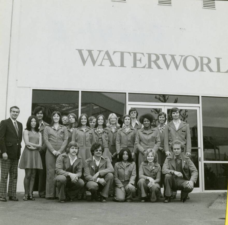 Washington State University students served as guides for the university's Waterworld exhibit at Expo '74.