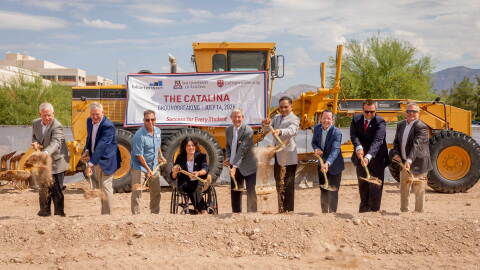 catalina dorm ground breaking 1 HERO
