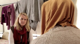 Correspondent Marcia Biggs speaks with a Yazidi teenager in northern Iraq in 2015 who escaped trafficking by ISIS militants.