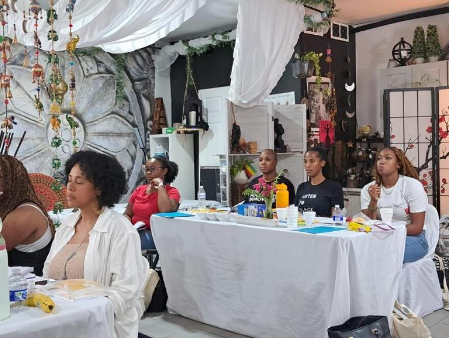 Trainees take part in Southern Birth Justice Network's Midwife Assistant Training in Opa-locka in 2024. (Courtesy of Southern Birth Justice Network)