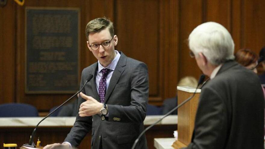 Republican Rep. David Ober of Albion, left, will join the Indiana Utility Regulatory Commission.