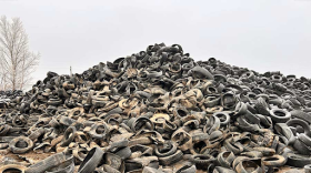 A pile of tires off Iona road in Idaho Falls has been accumulating for decades