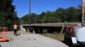 A bridge on Kessler Boulevard over White River undergoing major renovations is nearing completion.