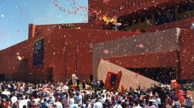 Central Library opening day ceremonies in May of 1995