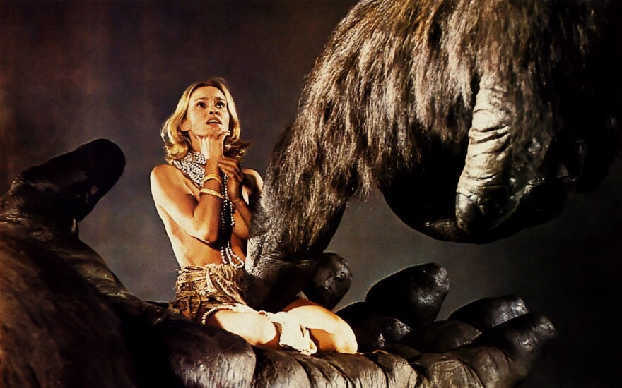 Jessica Lange in 1976 remake of "King Kong"