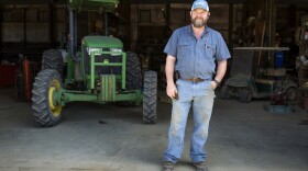 Jeff Tyson, President of the North Carolina Soybean Producers Association, stands in one of the buildings on his farm in Nashville, North Carolina on Thursday, May 16, 2019. Tyson explains that since so much of U.S. produce is shipped overseas, the international trade disputes will make it difficult for American farmers to sell their crops at a profit.
