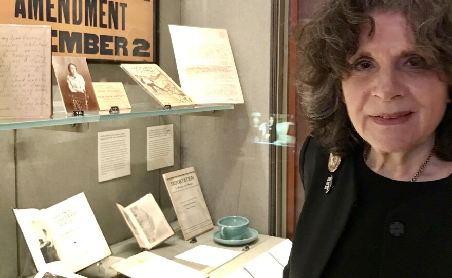 Many items from Lisa Unger Baskin's collection document the history of the women's suffrage movement. 