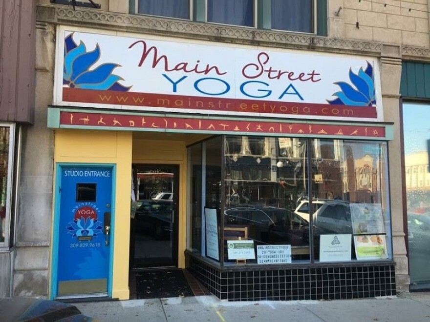 Main Street Yoga entrance