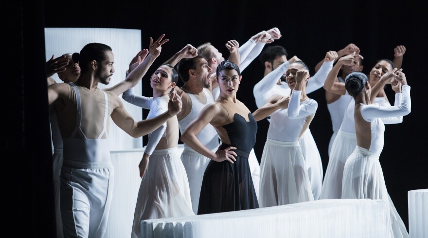 Ballet Hispánico is premiering a new version of choreographer Gustavo Ramírez Sansano's "CARMEN.maquia" in Dallas, presented by TITAS/Dance Unbound.
