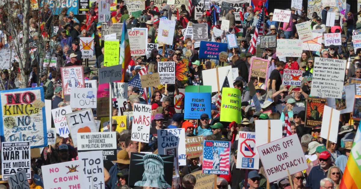 Third round of 'No Kings' protests held in Oregon and across the nation