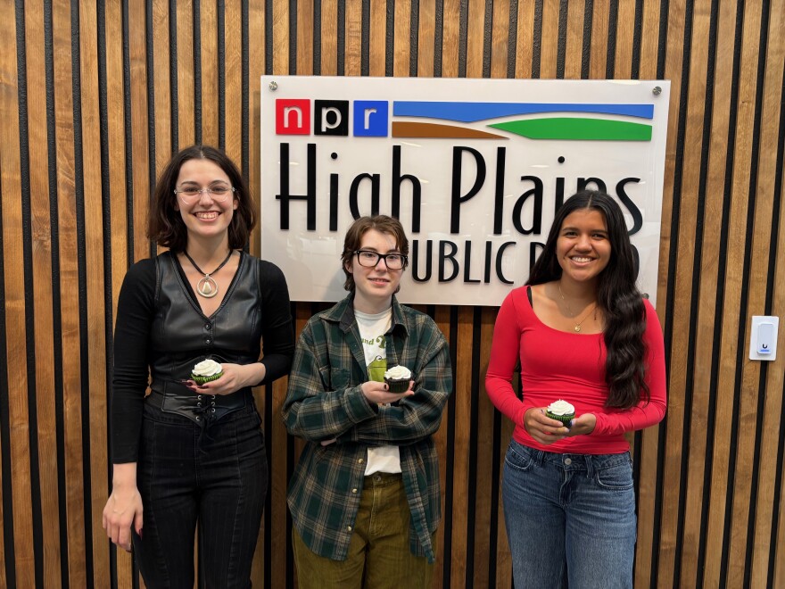 BonneJordan, Skylar & Dayanara — HPPR's 2024-25 High-School Interns (through AmTech Career Academy)