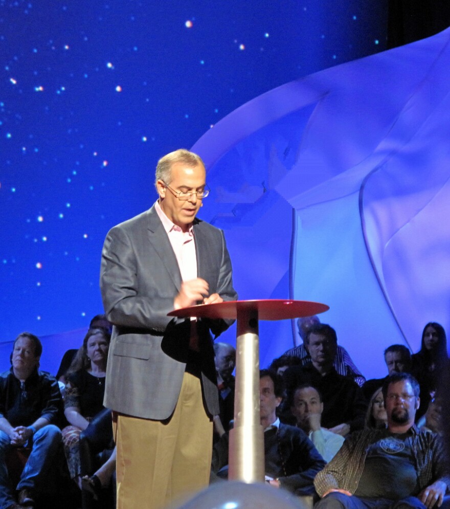 David Brooks at the 2011 TED Conference in Long Beach, California.
