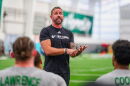 New South Florida head coach Brian Hartline doesn't know if he'll be nervous when leading the Bulls into the program's 30th season opener on Saturday against Florida International.