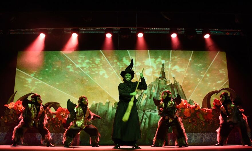 The Wizard of Oz will be performed at the Broadway Palm Dinner Theatre from July 2 through Aug. 13.