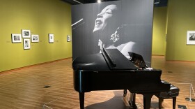 The 'Jazz Greats' exhibit at the Harvey B. Gantt Center for African-American Arts + Culture in uptown Charlotte spotlights 33 Black and white photos of iconic jazz artists such as Billie Holiday, Louis Armstrong, and Ella Fitzgerald.