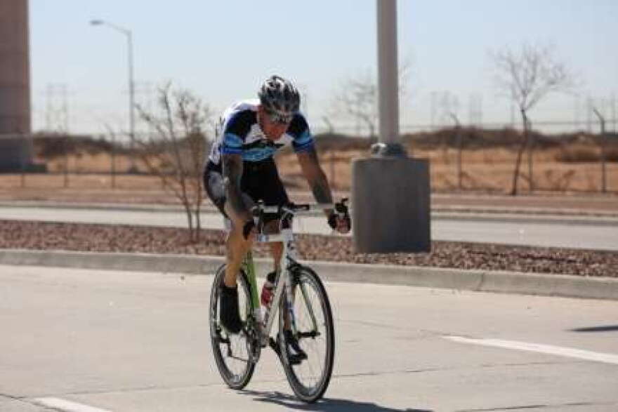 U.S. Army National Guard Capt. Steven Bortle during the 2015 Army Trials, Fort Bliss, Texas, March 29, 2015. (U.S. Army photo by Spc. Jamill Ford/Released)