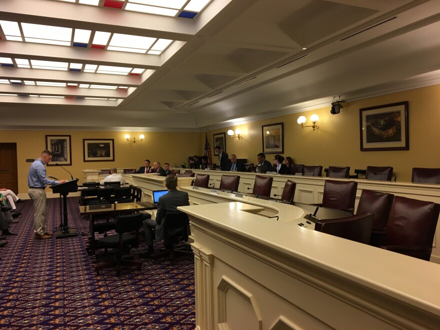 Democratic members of the House Energy and Natural Resources Committee left during testimony on House Bill 6, calling it a "stunt committee meeting". They returned more than an hour later.