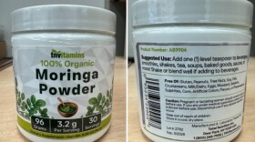 Moringa powder products recalled due to possible salmonella issue.