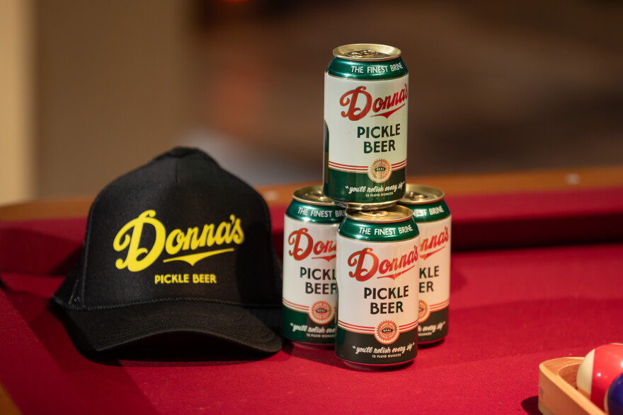 The owners of Donna's Pickle Beer hope the beverage is eventually available nationwide.