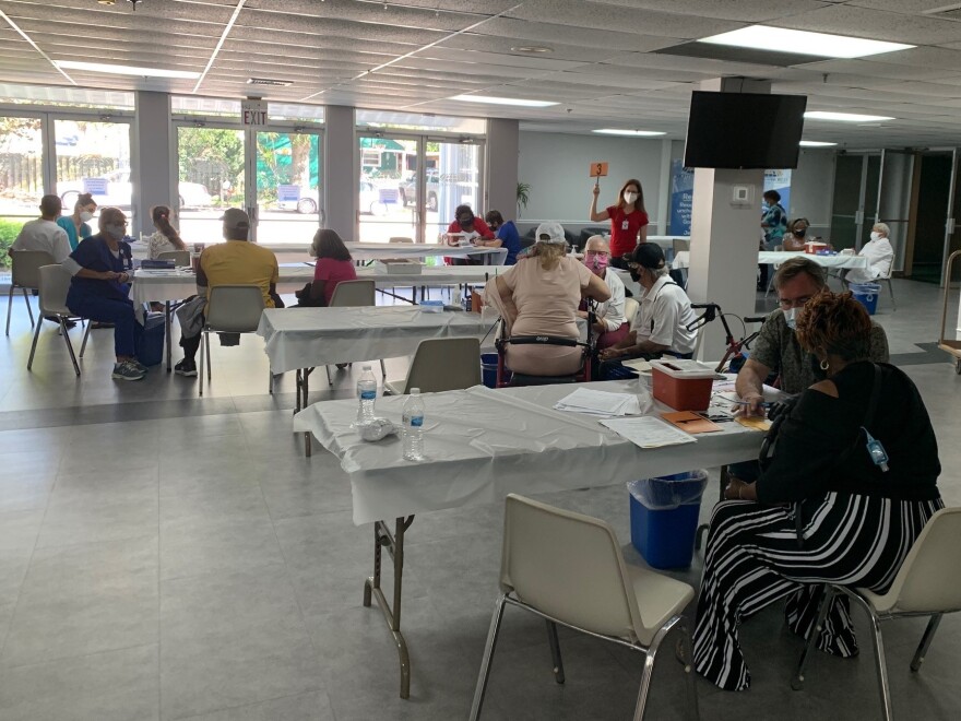 Advocates hope Sunday's vaccination clinic at Light of the World International Church in north Sarasota is the first of many pop-up sites geared toward people of color.