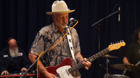 Miles Nielsen & The Rusted Hearts performing live in WNIJ's Studio A
