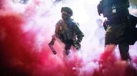 Police and federal officers deploy gas canisters to disperse protesters near a U.S. Immigration and Customs Enforcement facility in Portland, Ore. on Oct. 5, 2025. (Ethan Swope/AP)