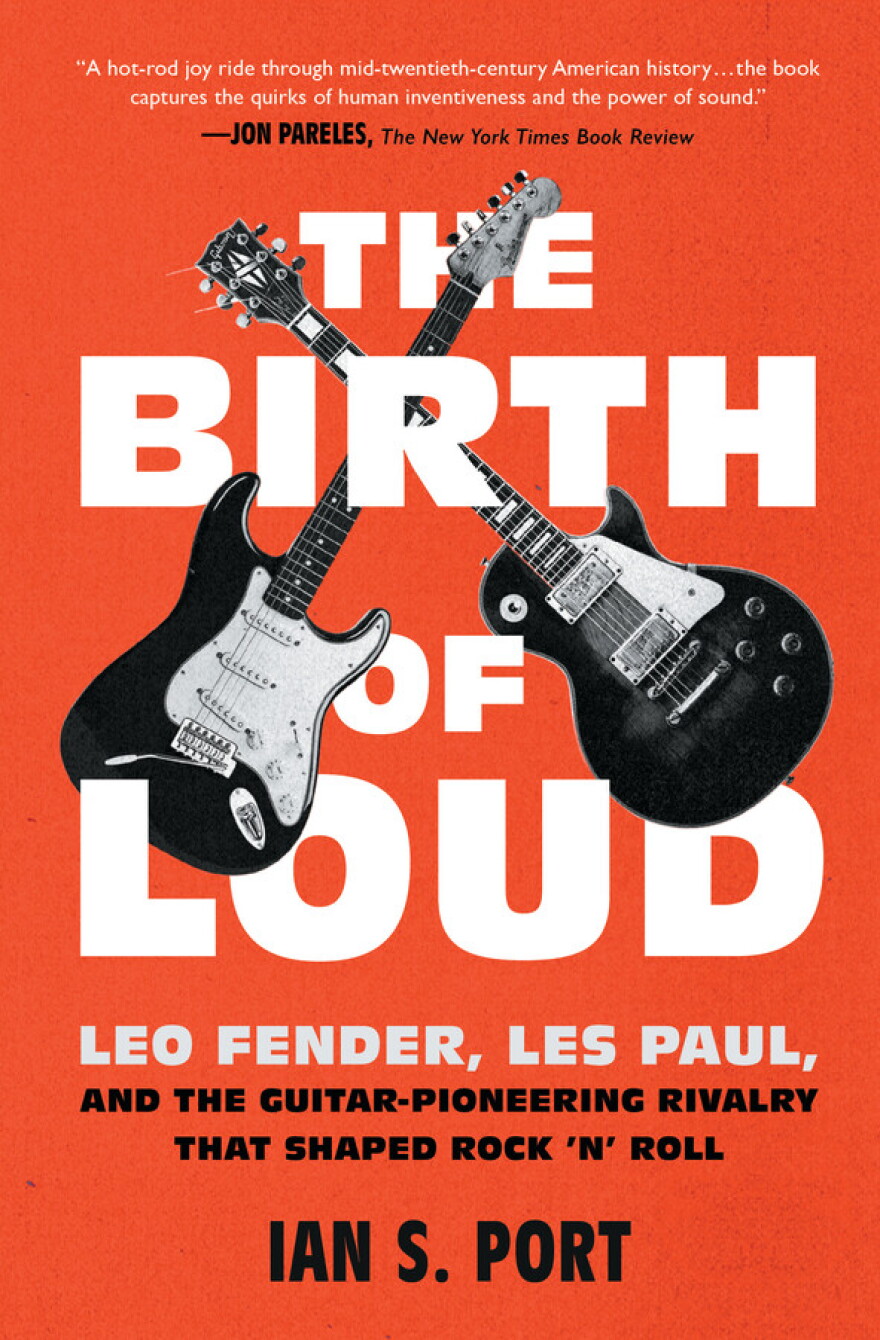 The Birth of Loud by Ian S. Port, which explores how Leo Fender and Les Paul helped shape the electric guitar and modern music. Port visits the area this Thursday as part of One Book, One Community.