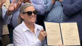 Governor Katie Hobbs joins Yuma County officials to dedicate the region’s first agricultural broadband tower on Wednesday, November 12, 2025.