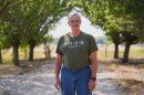 Ed Westrick poses for a photo at his home's driveway near Commerce, Texas, on Sept. 18, 2026.