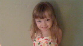 Sophie on her first day of school 