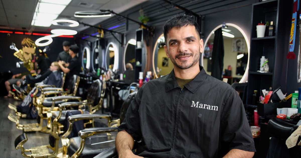 A soccer-loving barber gets tapped to cut hair for Egypt's soccer team