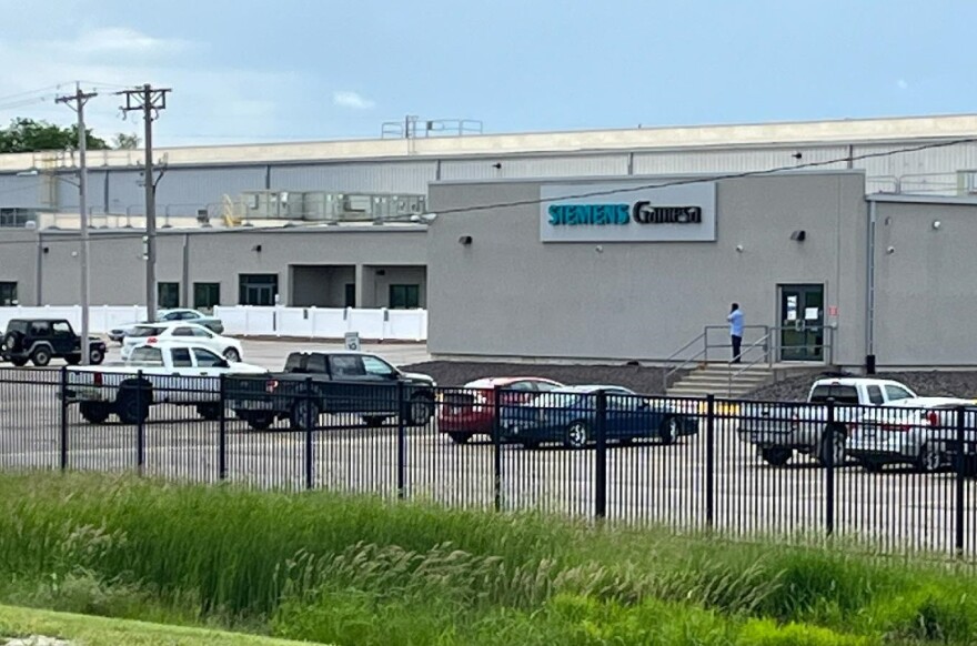 The Siemens Gamesa plant in Fort Madison.