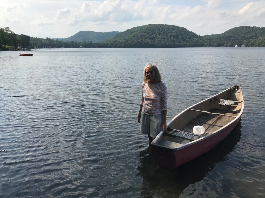 Sara Gluckman is the volunteer lake monitor for Shadow Lake in Glover. Water samples there and in other cold water lakes in Vermont show increasing levels of phosphorus.