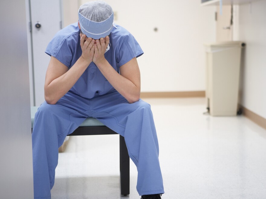 More Americans have been getting less than seven hours of sleep a night in the past several years, especially in professions such as health care. [ER Productions Limited / Getty Images]