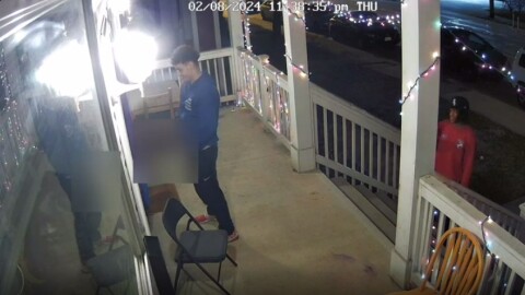 Surveillance video of the incident was posted to the social media platform Reddit.