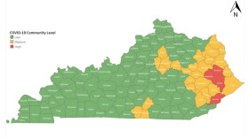 KY COVID Map, released 10/21/22